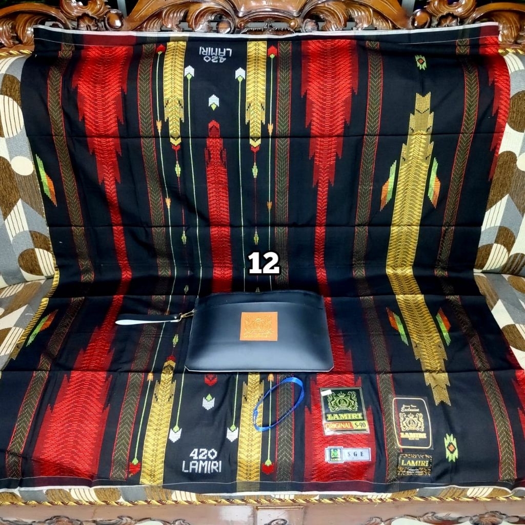 Sarung LAMIRI 420 Full Sutra Motif MPM SGF SGE SGT Mix GOLD LIMITED