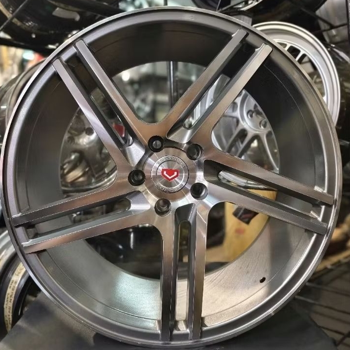 Velg Mobil Ring 20 Vossen Black PCD 114,3 5 Hole untuk Camry Accord CRV