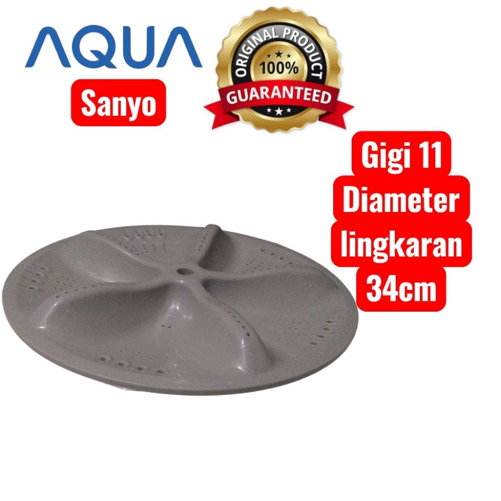 Pulsator pulsator pulsator mesin cuci AQUA diameter 34 cm(gigi 11)
