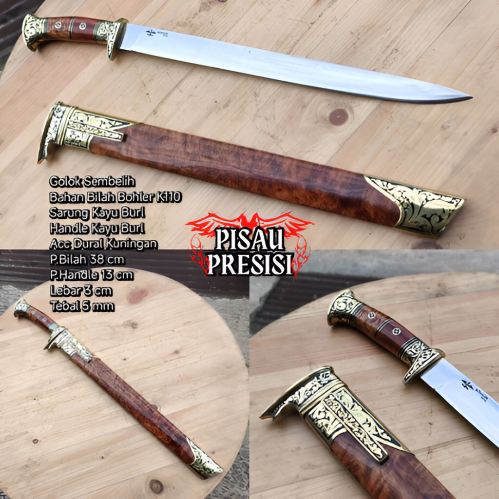 Pisau Sembelih Hewan Qurban Baja Bohler K110 Germany