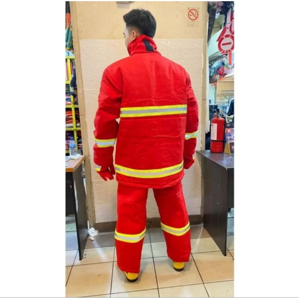 Baju Pemadam Kebakaran BILLFIRE ANTI API / Baju pemadam Original  /  Baju pemadam kebakaran Murah Lo
