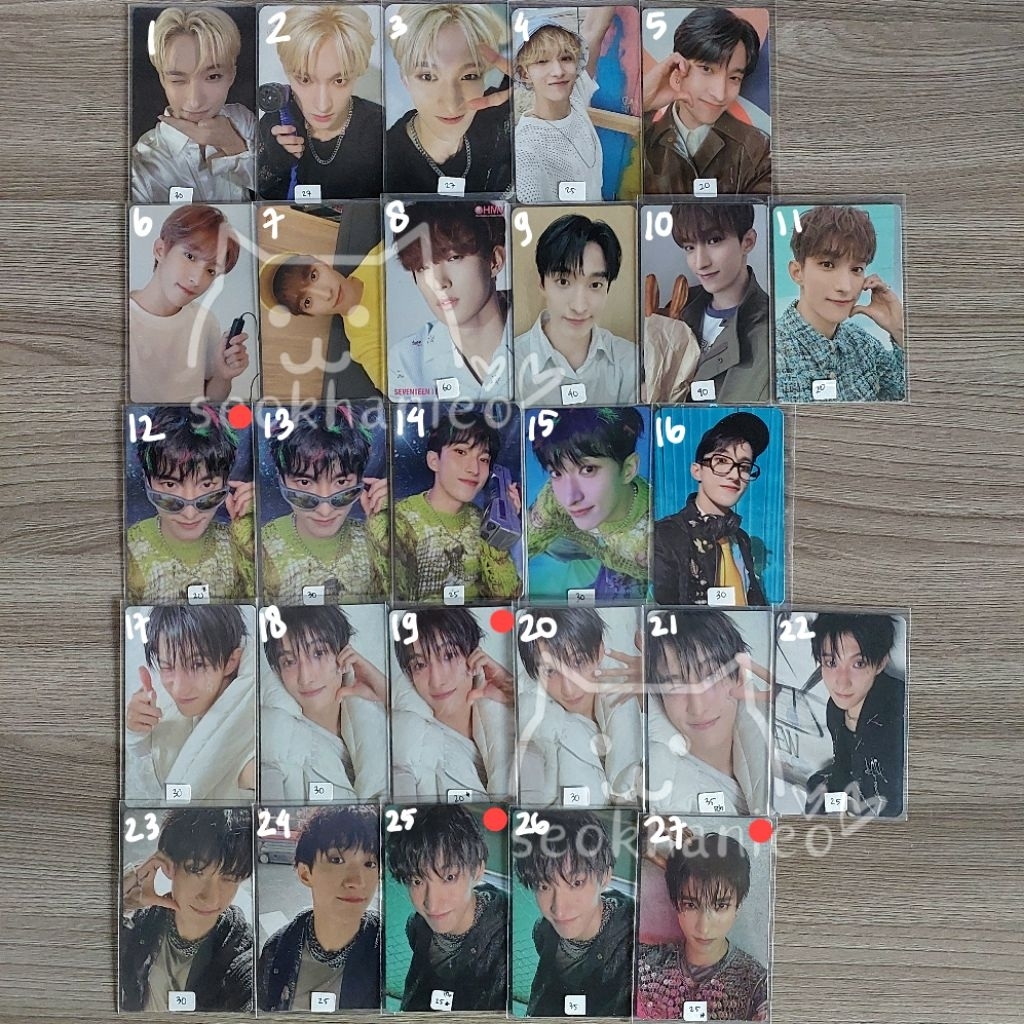 SEVENTEEN DK DOKYEOM STF FTS HITORIJANAI BSS STAMP RALLY HAPPY BURSTDAY POB ALBUM PHOTOCARD PC OFFIC