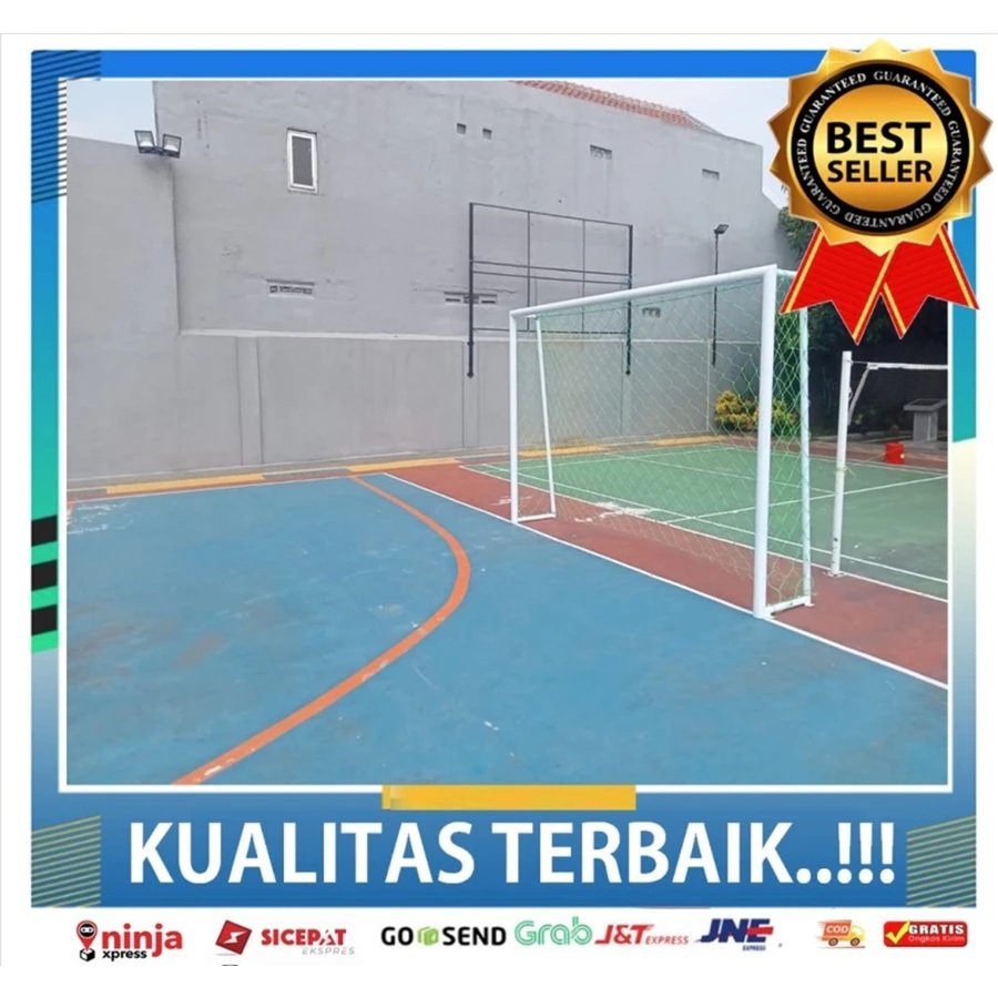 Tiang Gawang Futsal 2x3 Meter Portable Besi – Mudah Bongkar Pasang
