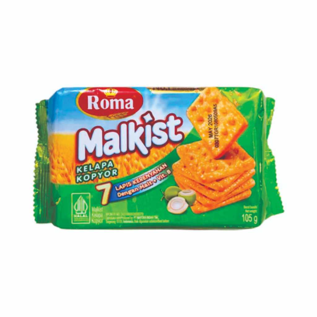Roma Malkist Kelapa Kopyor 105gr Biskuit