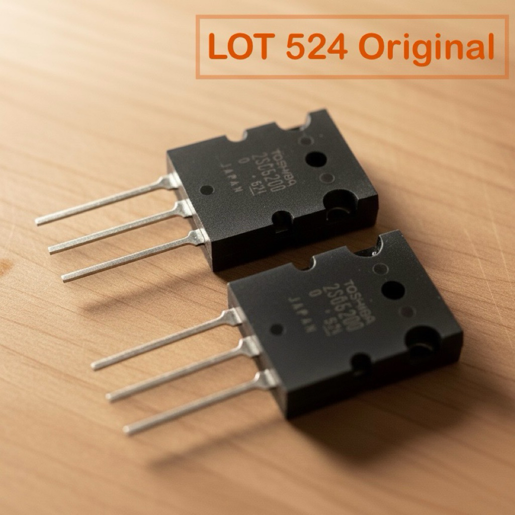 Transistor TOSHIBA 2SC5200 & 2SA1942 Lot 524