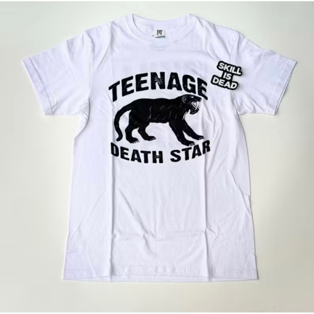 Tshirt Teenage Death Star white