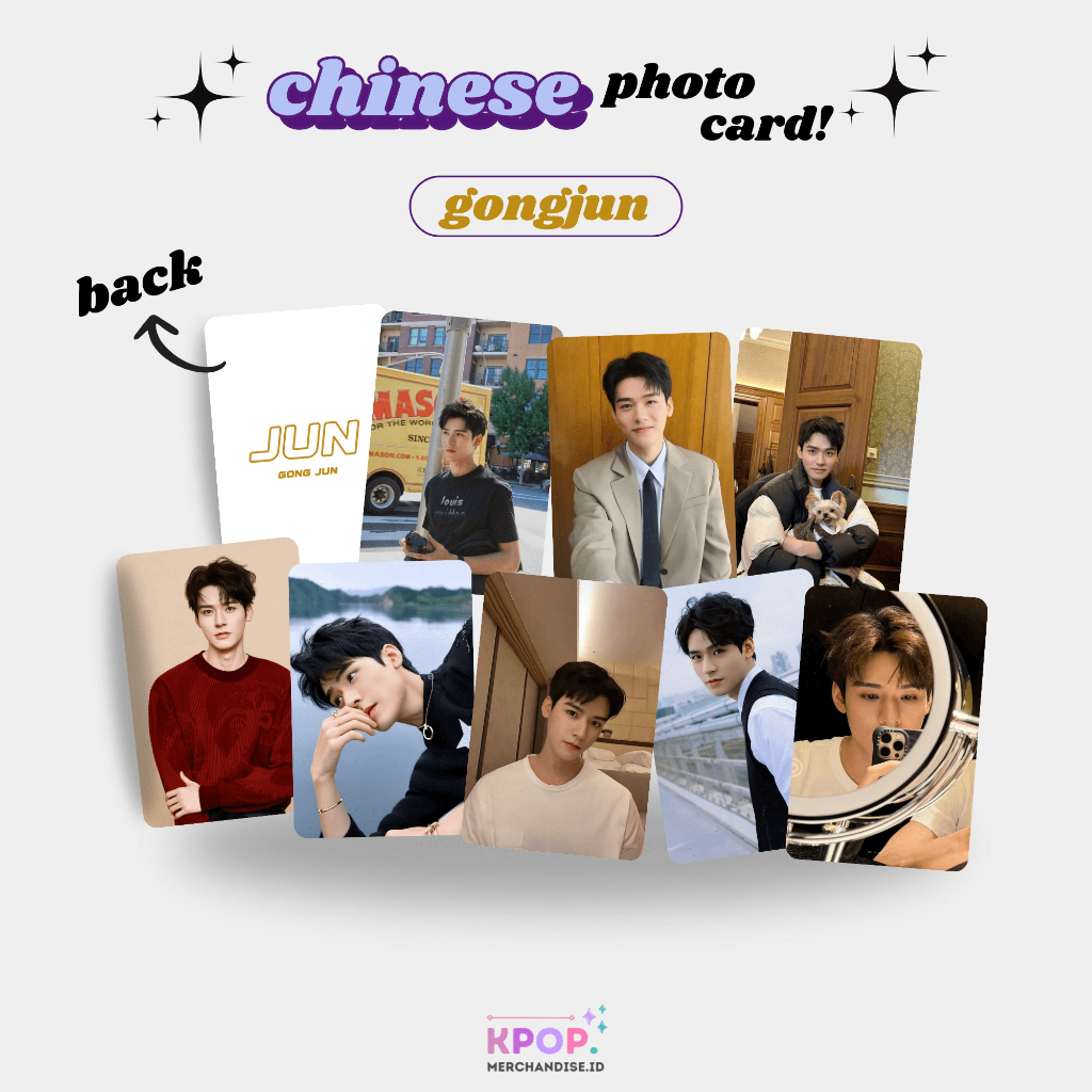 PHOTOCARD GONG JUN GONGJUN PHOTOCARD ACTOR CHINESE AKTOR CHINA PHOTOCARD