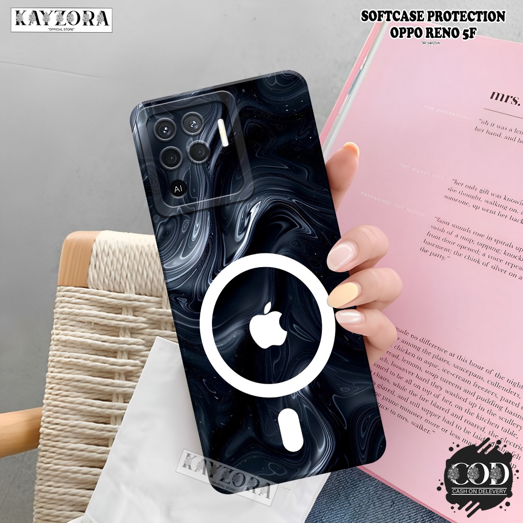 Case OPPO RENO 5F Terbaru - KAYZORA - Fashion Case Branded - Casing OPPO RENO 5F - Silikon Tpu Pro C