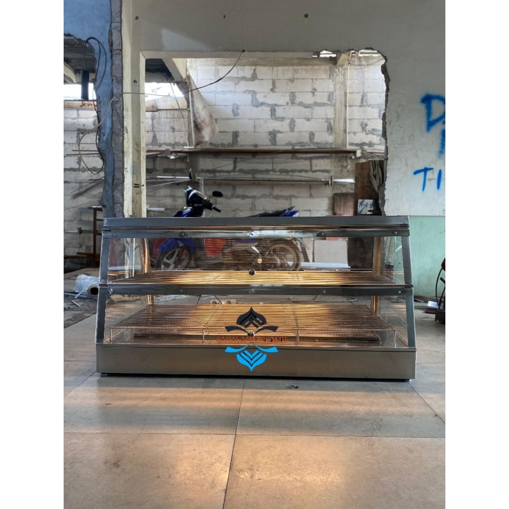 Etalase food warmer / Food warmer stainless / Food warmer display / Food warmer elektrik / Etalase p