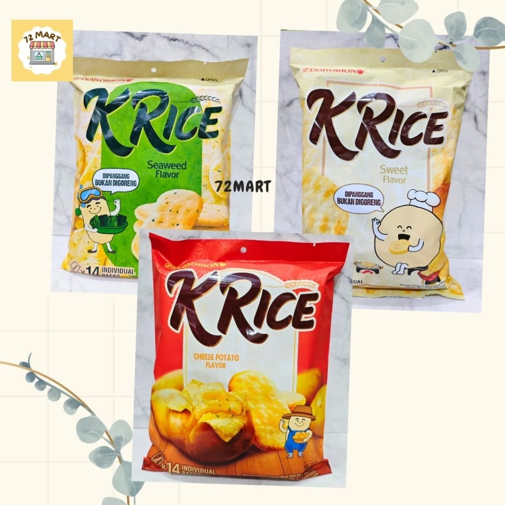 Delfi Orion Krice K'rice Rice Crackers Snack
