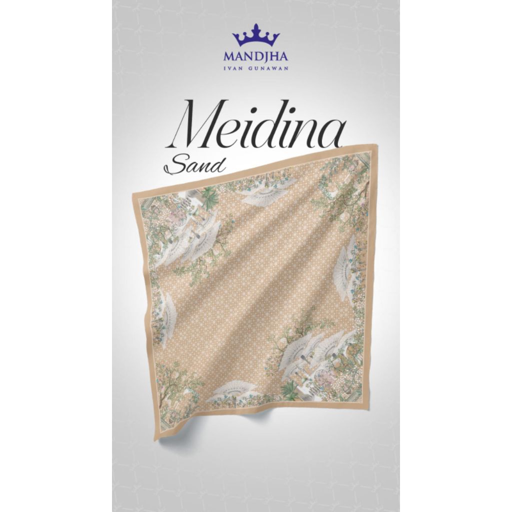 Jilbab Mandjha Ivan Gunawan Medina sand segi empat
