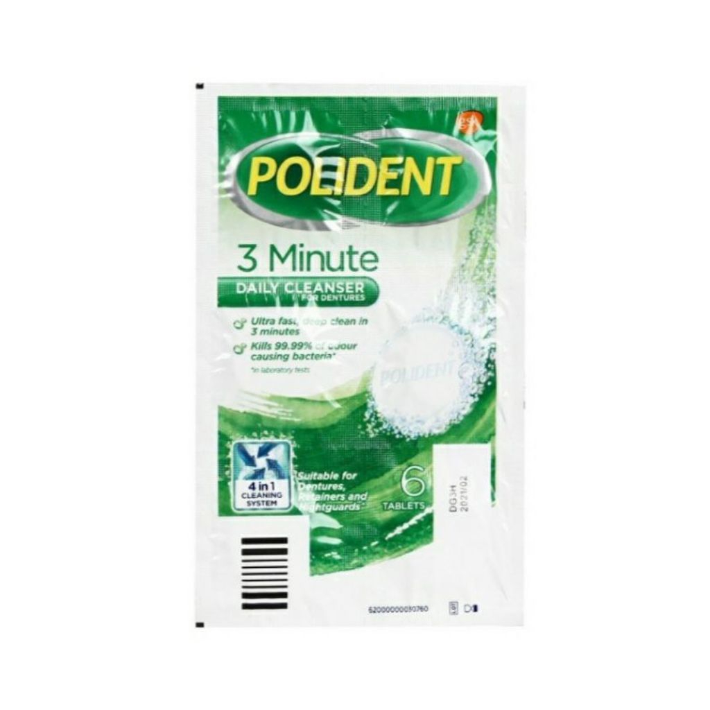 Polident Cleanser Fresh Pembersih Gigi Palsu