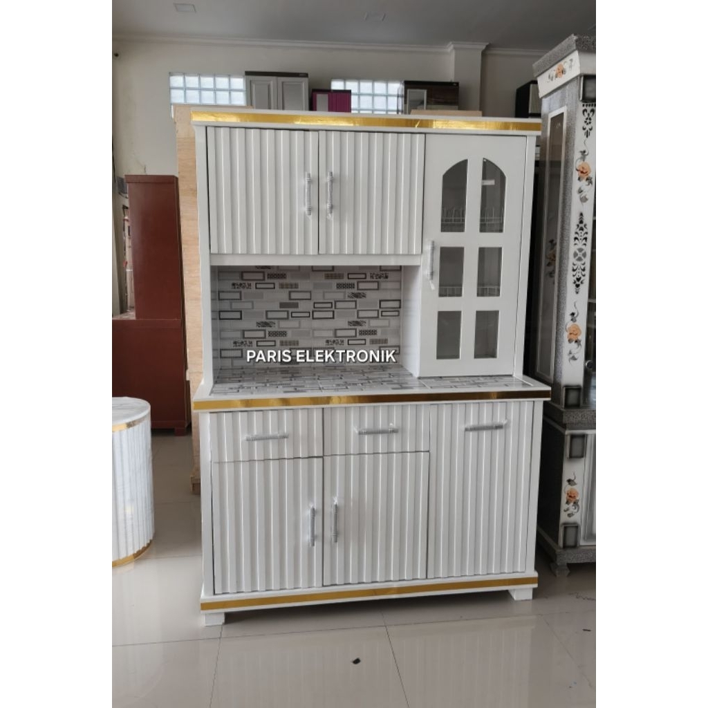 LEMARI SAYUR LEMARI PIRING SERBAGUNA MODERN MINIMALIS 3PINTU