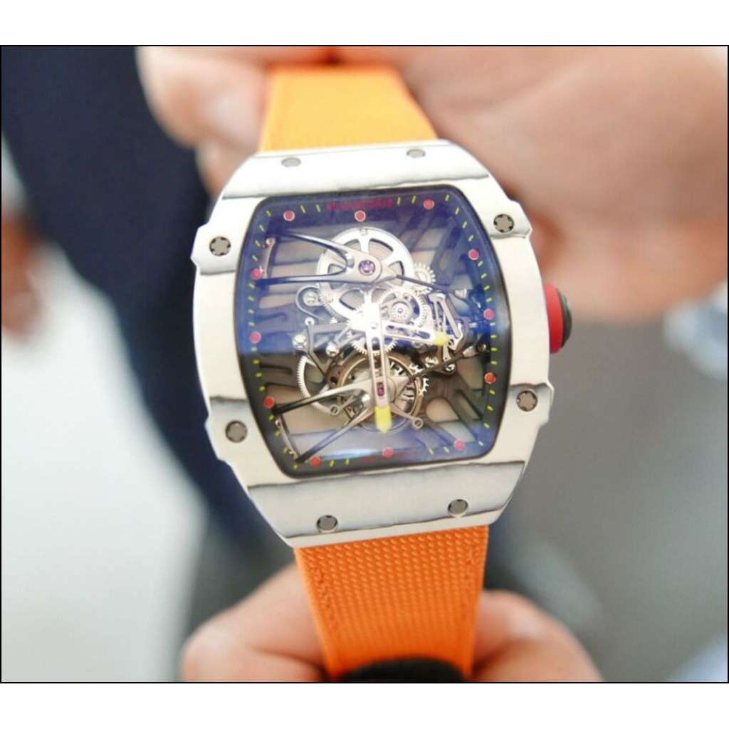 JAM TANGAN RM27-02 RAFAEL NADAL CARBON MANUAL WINDING 41MM