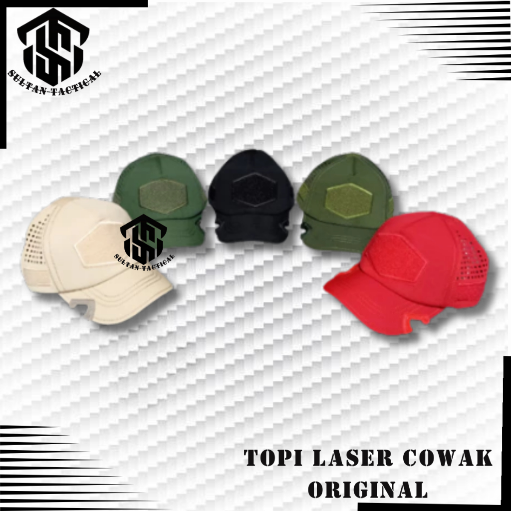 Terbaru Topi Tactical Coak Velcro Bahan Original Cod