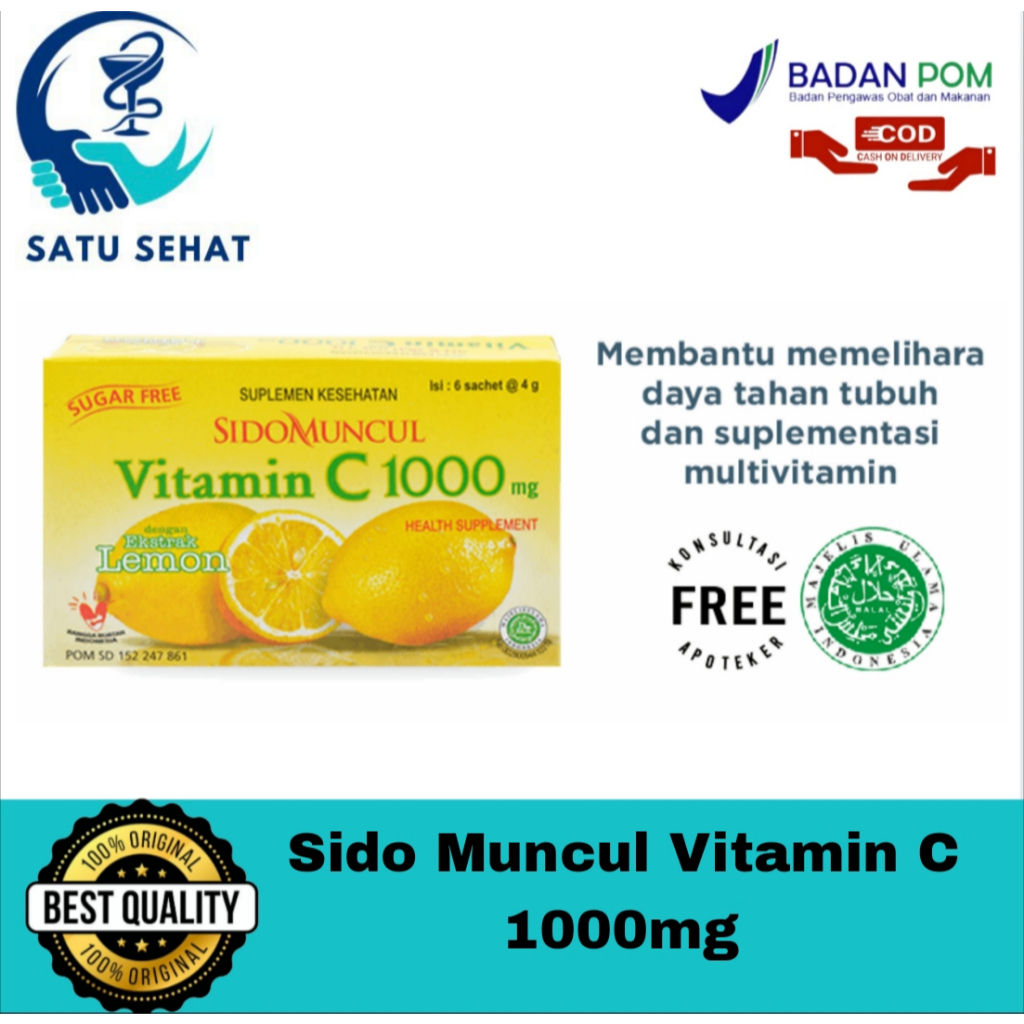 SIDOMUNCUL VIT C1000 LEMON