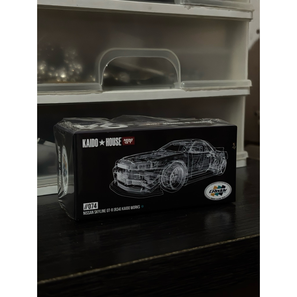 Kaido House Mini GT R34 Greddy Unsealed