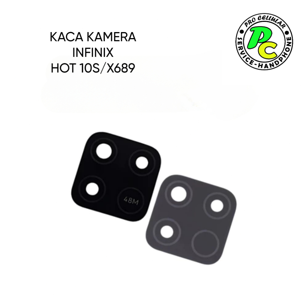 Kaca Kamera Infinix Hot 10S/X689 Hitam