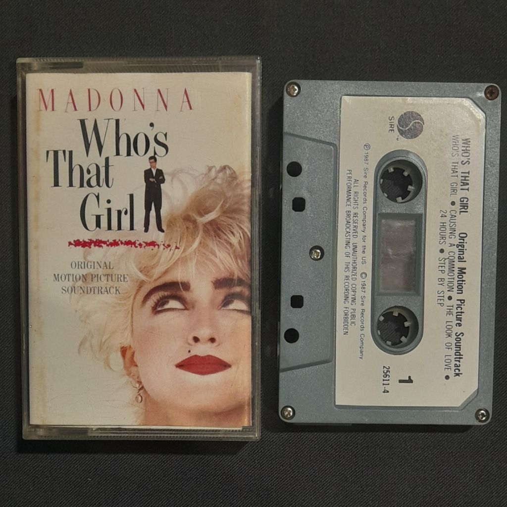 Kaset Madonna - Ost. Who's That Girl (US Press)