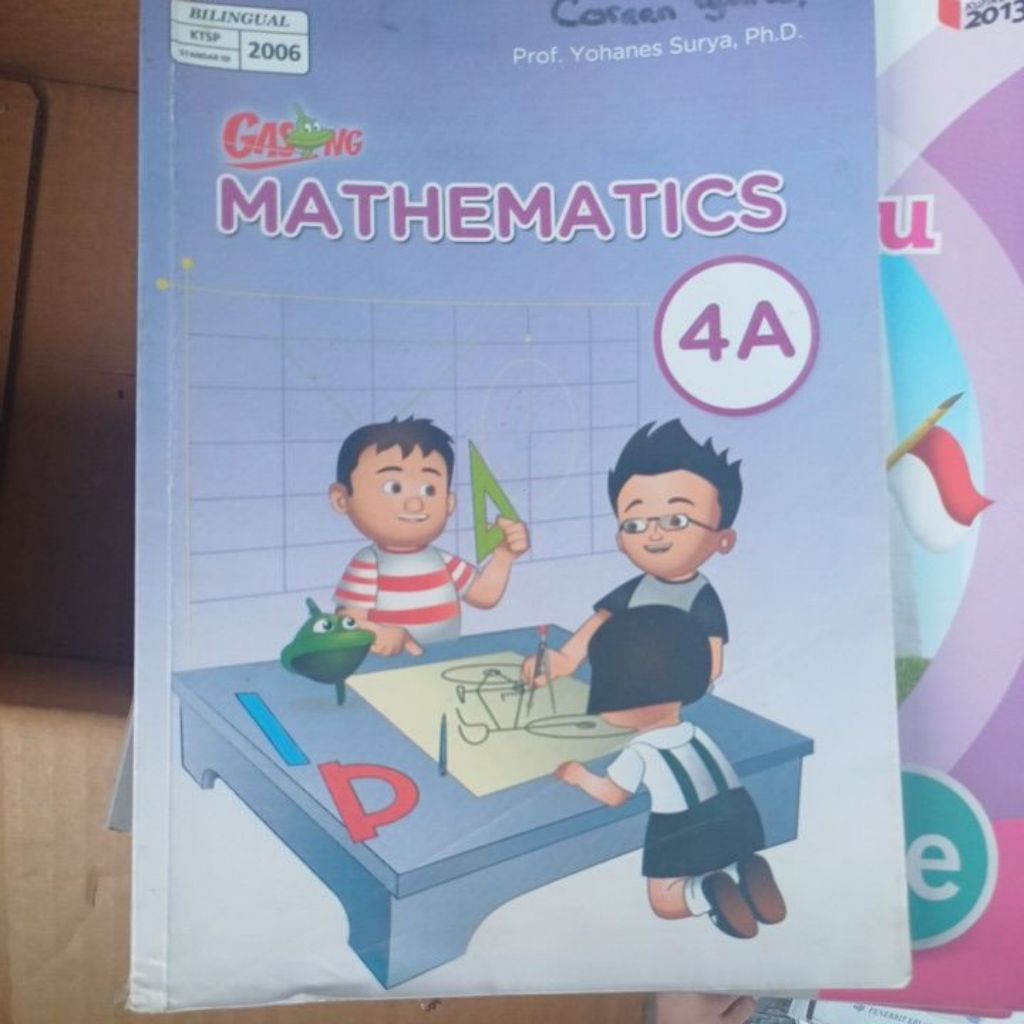 Buku Matematika / Mathematics kelas 4 SD by Prof. Yohanes Surya