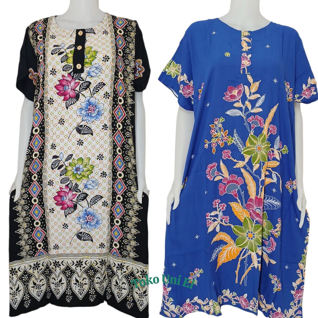 Daster Batik HENGKY Busui  XL ld 130 kancing depan