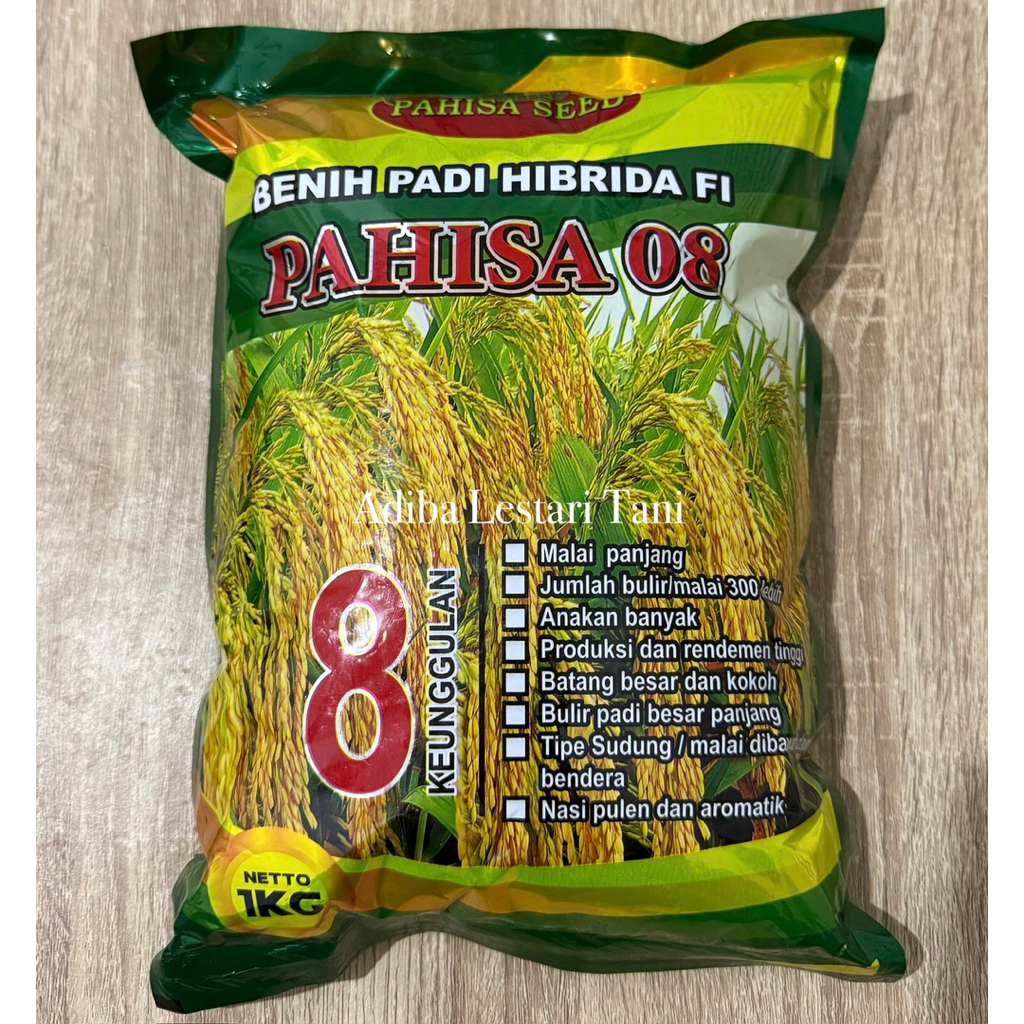 Benih Padi Hibrida PAHISA 08 1KG - Cap Pahisa Seed