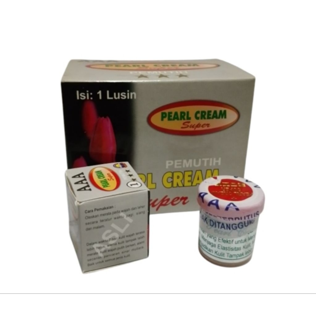 1box isi 12pcs cream super pearl cream
