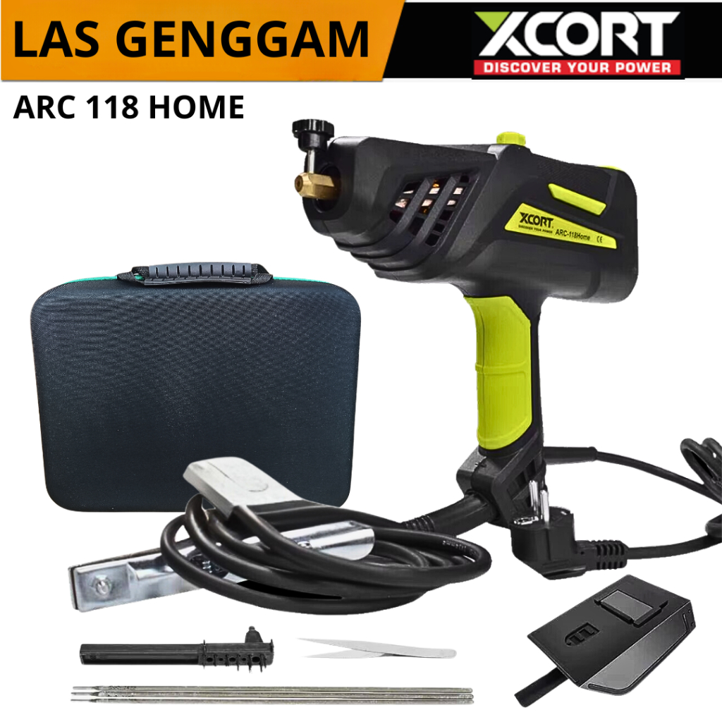 Mesin Las Listrik XCORT Alat las listrik Genggam Portable 3200 W Stang las listrik