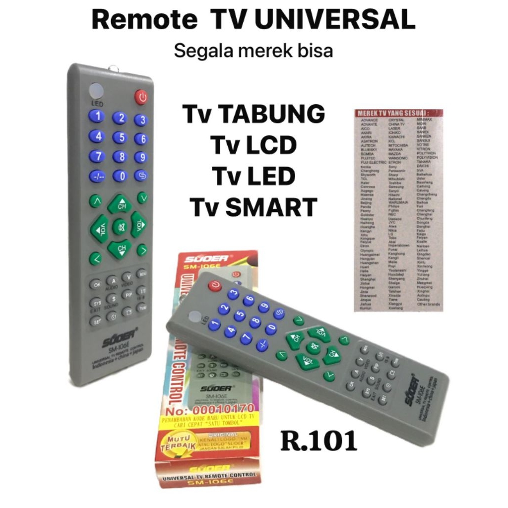 Remote TV Multi Suoer SM106E