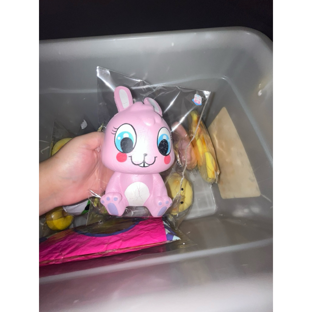 PRELOVED SQUISHY LICENSED ( cutie creative, leilei, pjommie, ksi, bunny’s cafe, bubu the cloud, kiib