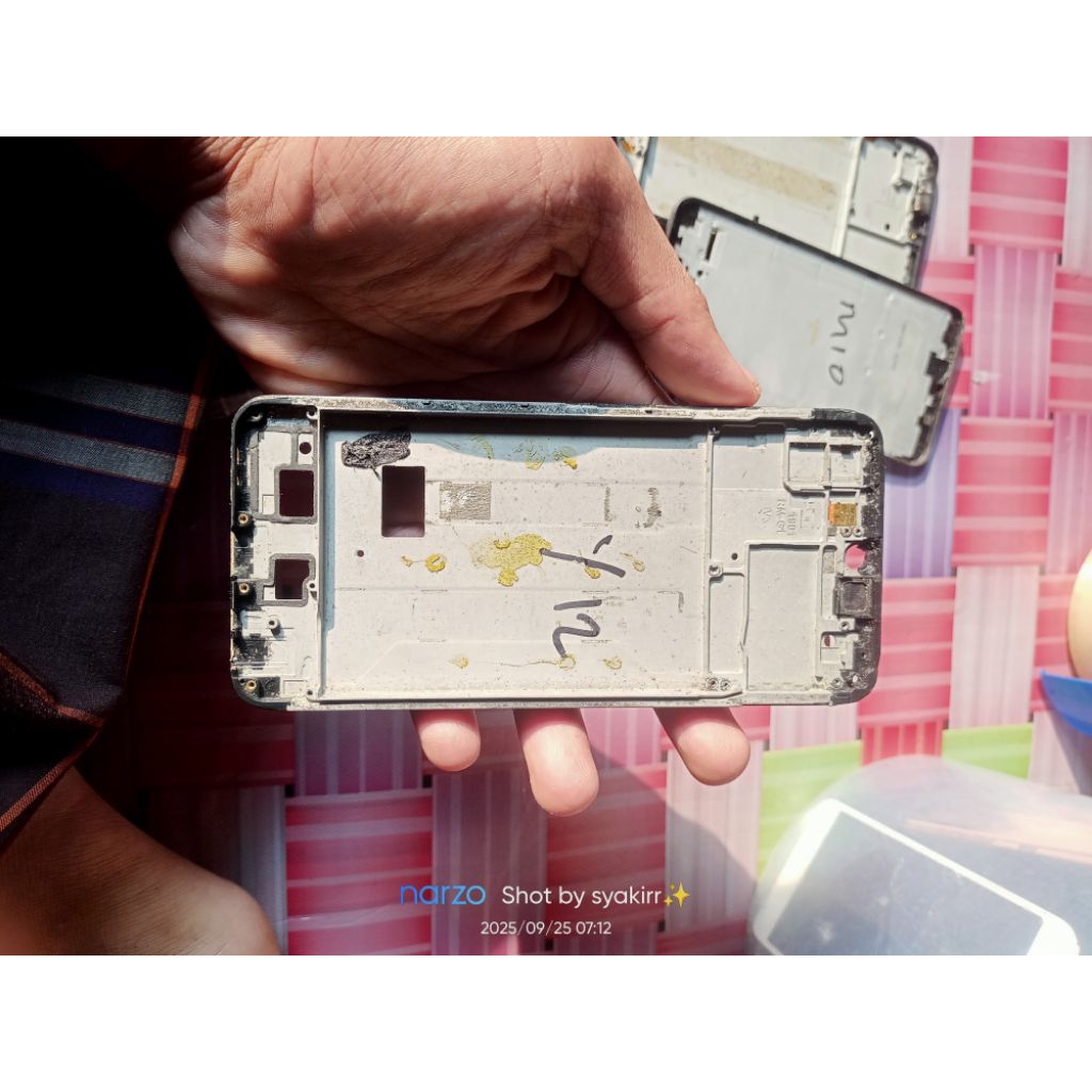 frame tatakan lcd Vivo y12 normal ORI copotan