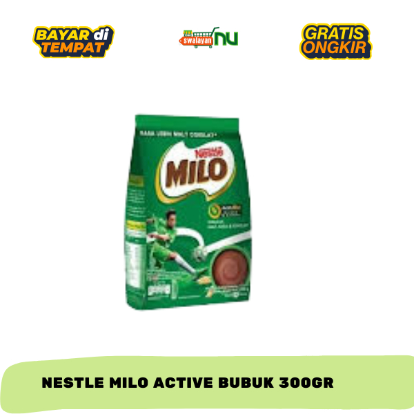 Nestle Milo Activ Bubuk 300gram - Milo Bubuk Pouch