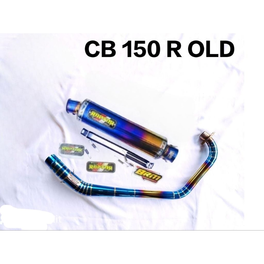 Knalpot Original Selincer RAPTOR LEHER Non Sambungan BRM untuk CB 150 R OLD / CB OLD