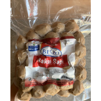 Bequ bakso  polos isi 50
