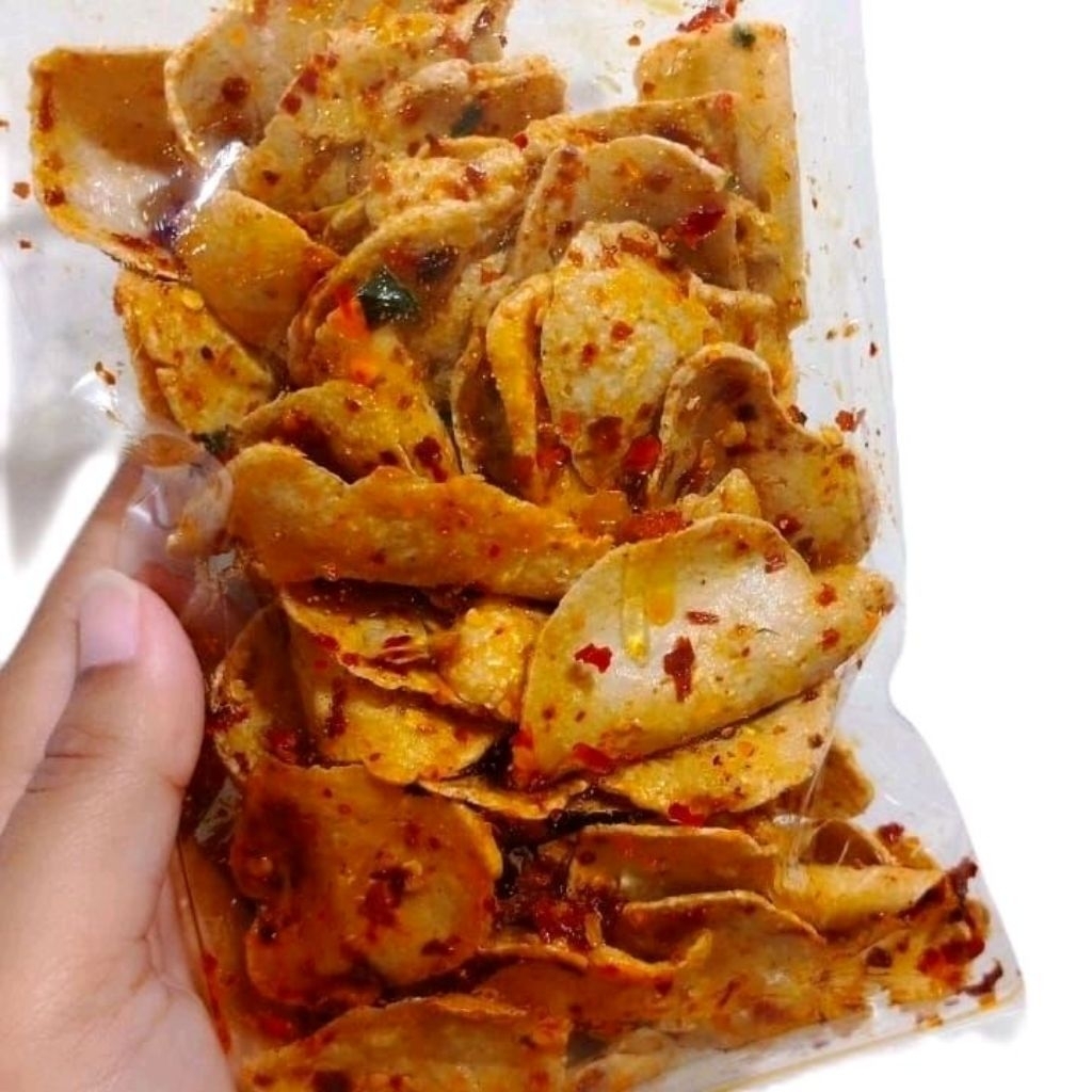Basreng terenak, basreng kriuk, basreng cikruh, basreng viral, camilan pedas, oleh oleh bandung