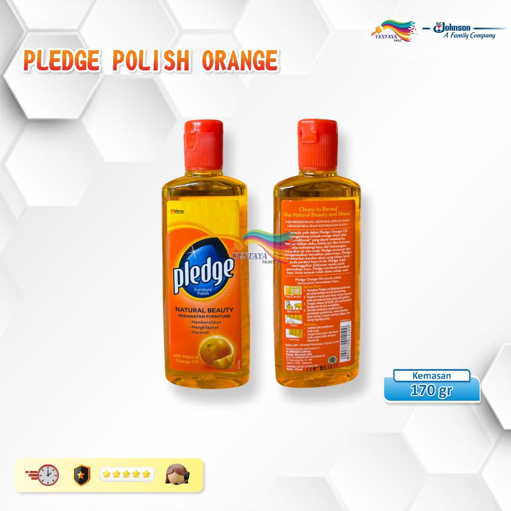 Cairan Pembersih Furniture Kayu Polish Pledge 170 ml / Pledge Pembersih Furniture