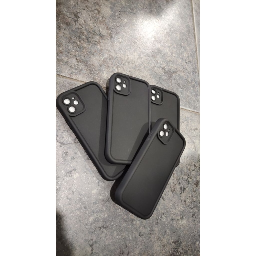 CASE LUXURY BLACK/HITAM POLOS Redmi A1,Redmi A3,Redmi 9,Redmi Note 9,Redmi 10A,Redmi Note 10 Pro,Red