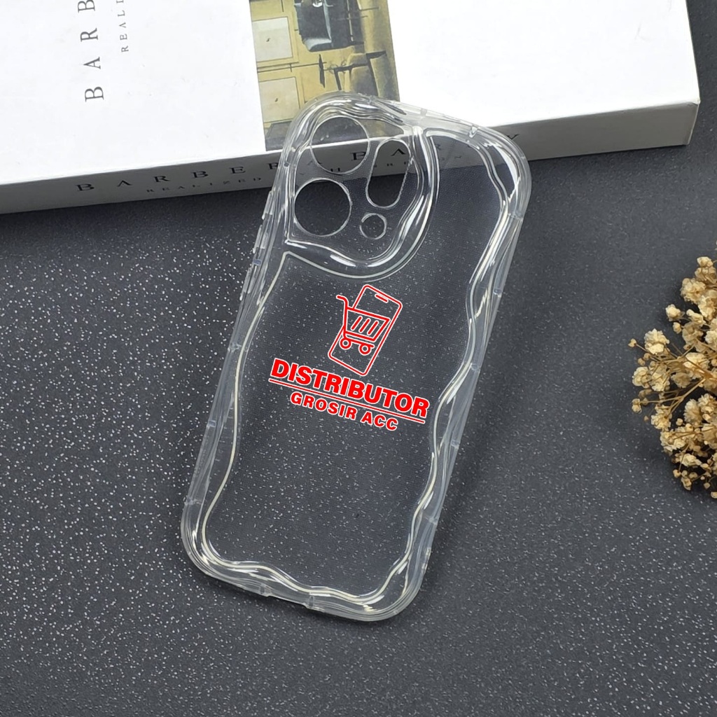 OPPO RENO 14F OPPO RENO 14 5G CASE MELTING WAVY CLEAR SOFT CASE OPPO RENO 14F OPPO RENO 14 5G G01