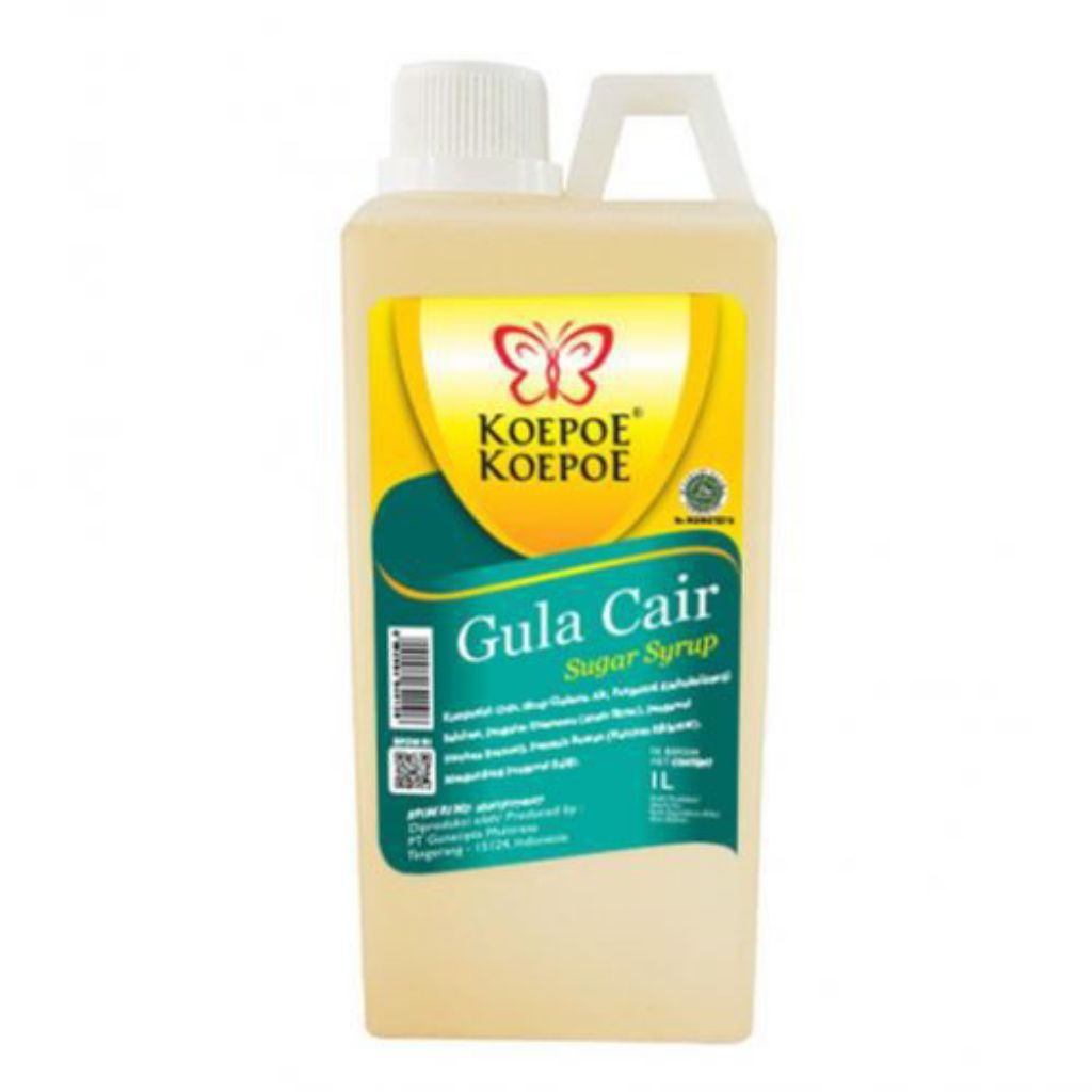 GULA CAIR FRUKTOSA FRUCTOSE SIMPEL SYRUP KOPOE KOPOE 1 LITER