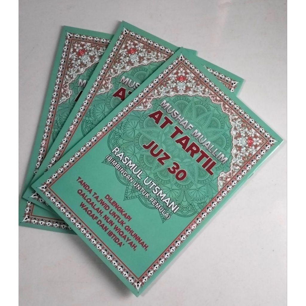 Mushaf Muallim At-Tartil Juz 30 Rasmul Utsmani (Bimbingan Untuk Pemula)