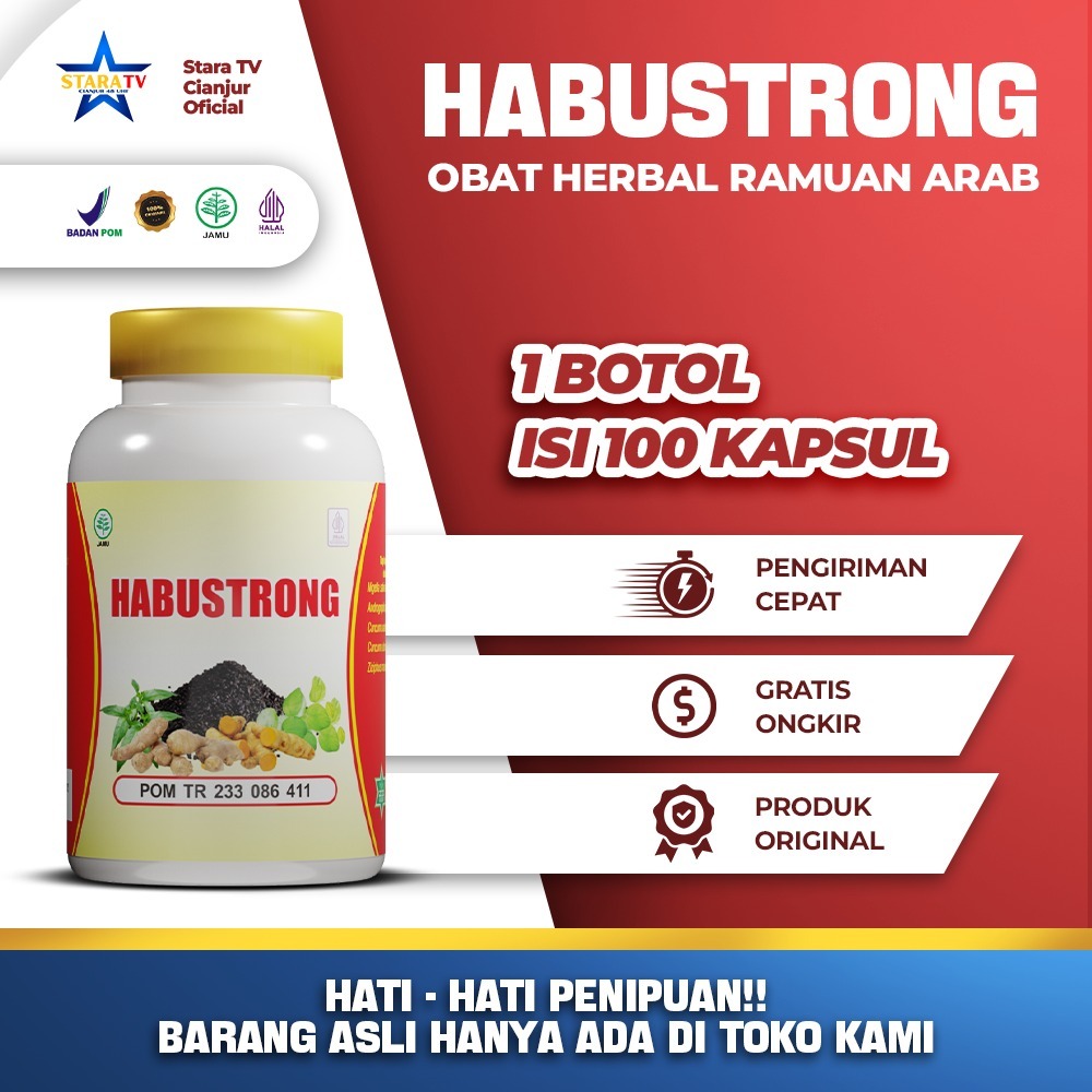 Habustrong Stara TV Cianjur | Obat Herbal Ramuan Arab Original Multikhasiat 100 Kapsul