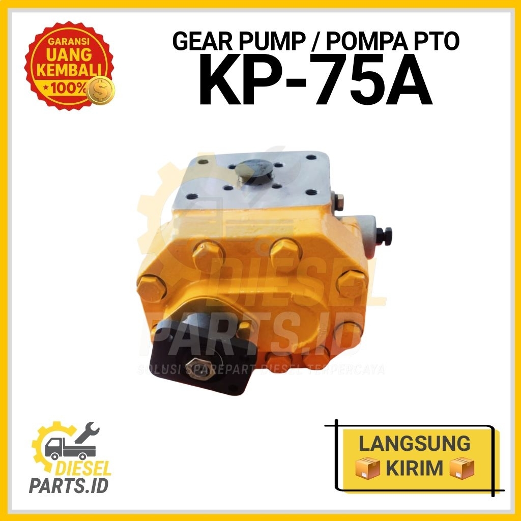 Gear Pump PTO KP-75A Pompa Hidrolik Dump Truck / Pompa PTO