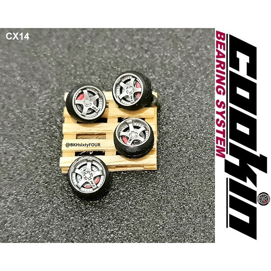 COOKIN BEARING CX14 SSR PROFESSOR SP1 10mm HIGH DETAILING Diskbreak+Bearing ROLLING NGACIR