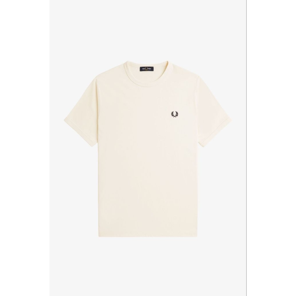 Fred Perry Ringer T-Shirt Ecru Original