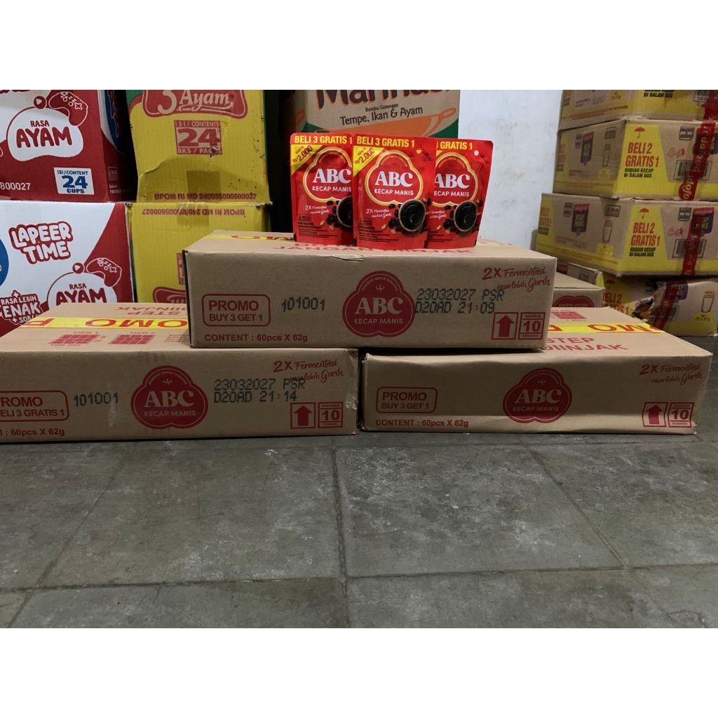 KECAP HITAM MANIS ABC SACHET 2000 DUS