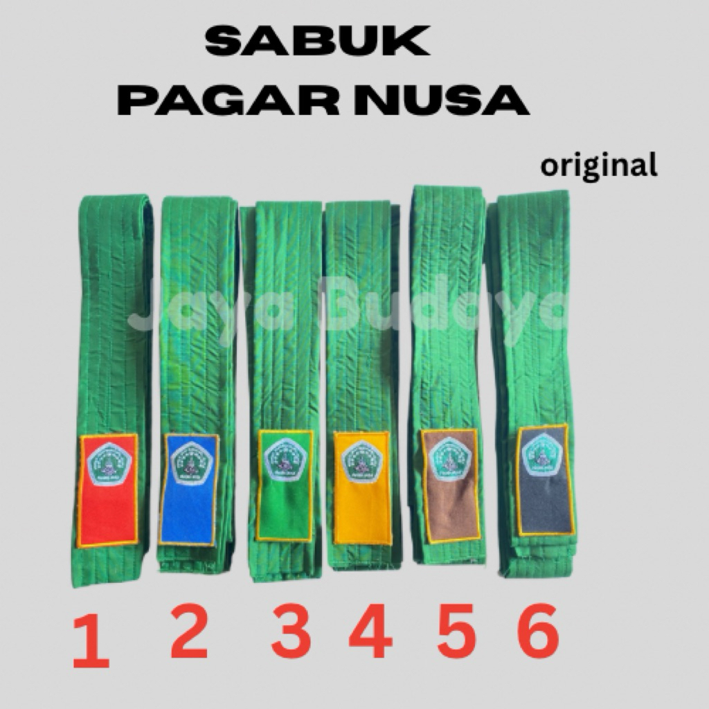 SABUK SISWA TINGKATAN PAGAR NUSA / Pallet Pagar Nusa / Sabuk pagar nusa Bordir / Atribut Pagar Nusa 