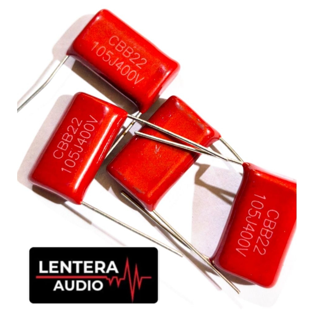 CAPASITOR MILAR MERAH CBB 105/400 475/400 105J 475J 400V