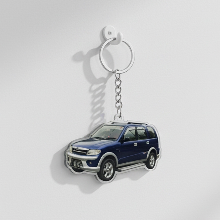 Gantungan kunci DAIHATSU TARUNA Eksklusif Merchandise Aksesoris Mobil Akrilik