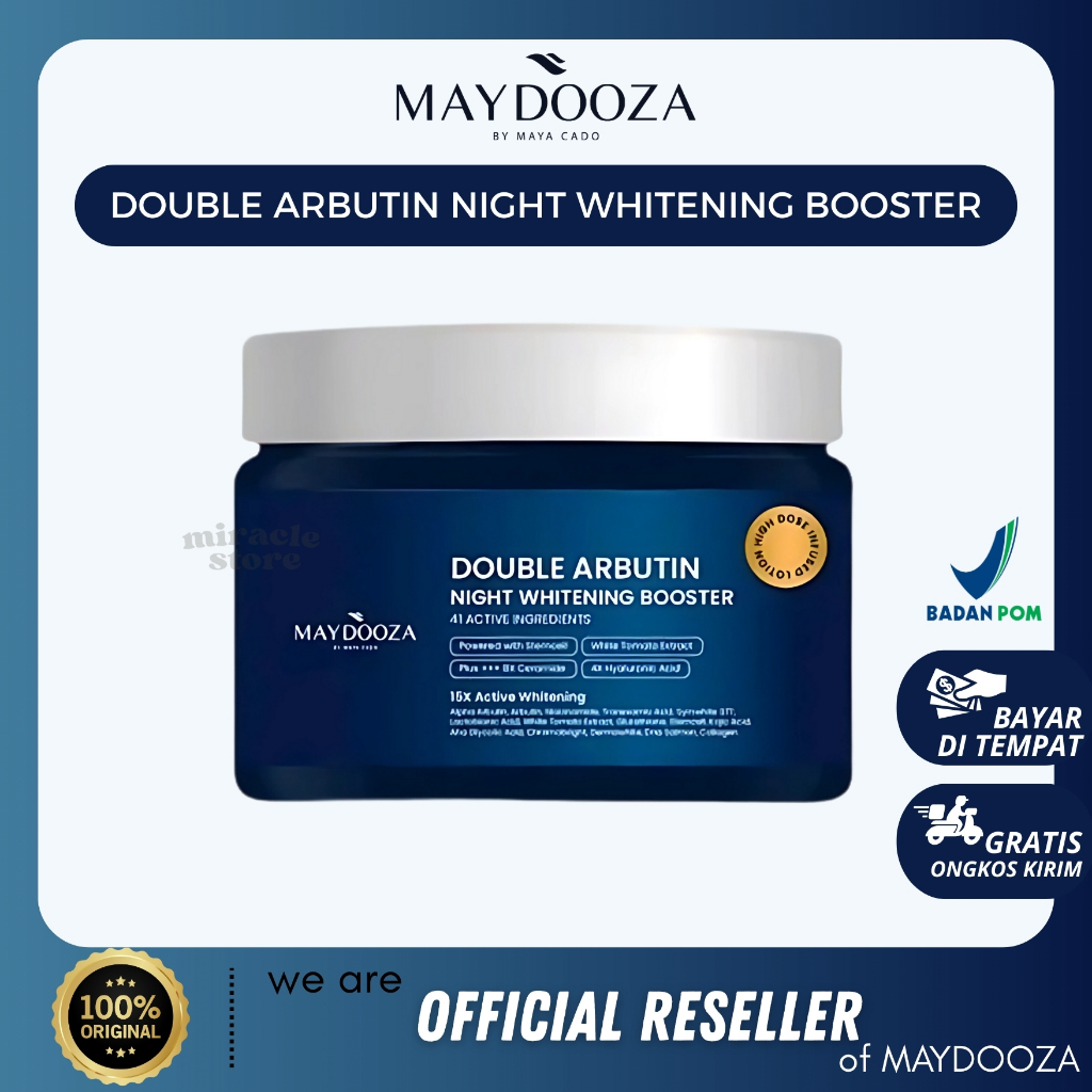 [MIRACLE STORE] MAYDOOZA DOSTING HB LOTION NEW Maydooza - Body lotion Biru Infused Whitening 15x Act