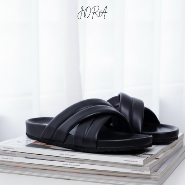 JORA - Sandal Wanita - Wola Hitam | Size 35 - 43